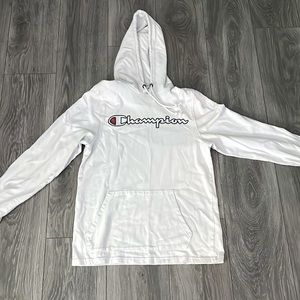 White Champion Hoodie